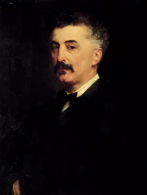 Portrait of P. A. Chikhachev painting by Paul Jacques Aime Baudry