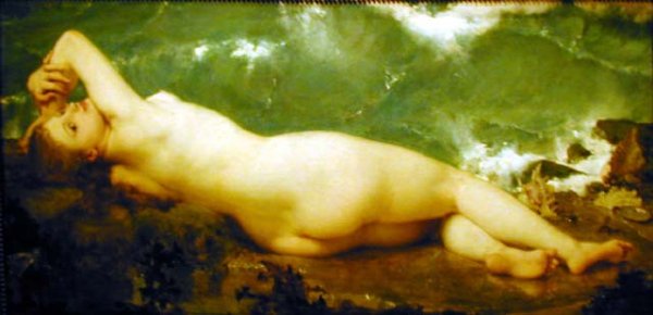 Vague et la Perle by Paul Jacques Aime Baudry - Hand-Painted Oil Painting Reproduction