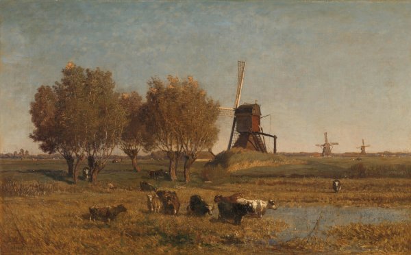 Main Product Photo of De Winkel near Abcoude  Painting by Paul Joseph Constantin Gabriel