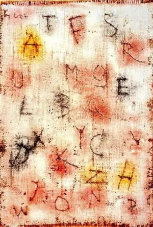 A B C for a Muralist by Paul Klee - Oil Painting Reproduction