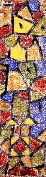 A Kind of Skycraper by Paul Klee Oil Painting