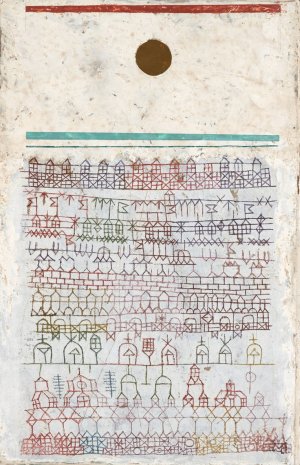 A Page from the Book of Towns by Paul Klee Oil Painting