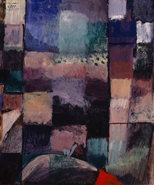About a motif from Hammamet by Paul Klee Oil Painting