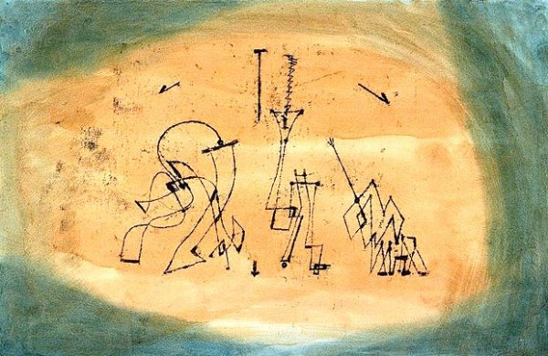 Main Product Photo of Abstract Trio Painting by Paul Klee