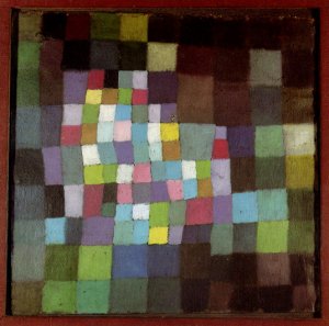 Abstraction with Reference to a Flowering Tree Oil painting by Paul Klee