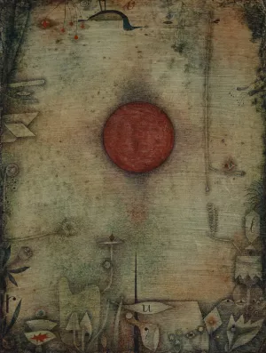 Ad marginem by Paul Klee Oil Painting