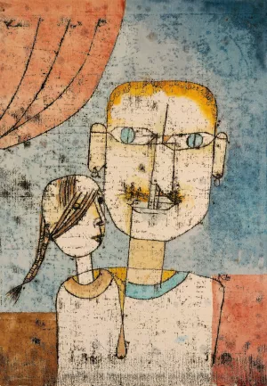 Adam and Little Eve by Paul Klee Oil Painting