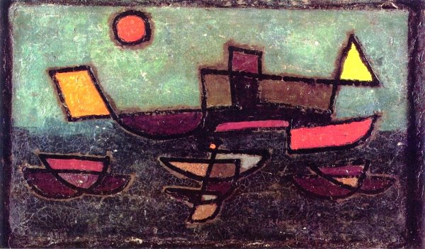 Main Product Photo of Afbahrender Painting by Paul Klee