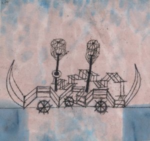 Alter Dampfer by Paul Klee Oil Painting