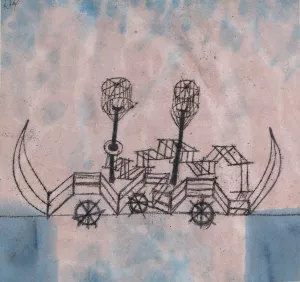 Alter Dampfer by Paul Klee Oil Painting