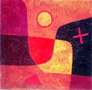 Angel in the Making painting by Paul Klee