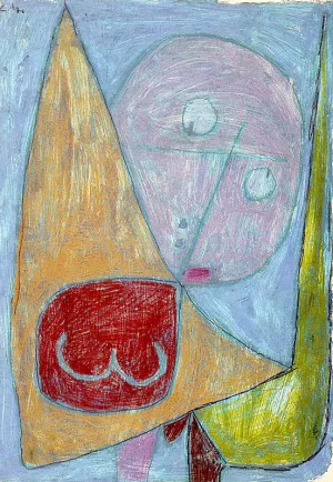 Angel Still Feminine Oil painting by Paul Klee