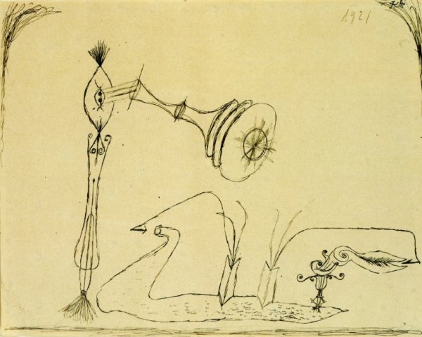 Main Product Photo of Apparatus for the Magnetic Treatment of Plants Painting by Paul Klee