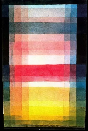 Architecture of the Plain Oil painting by Paul Klee