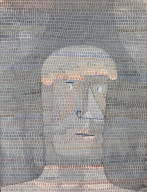Athlete's Head by Paul Klee Oil Painting