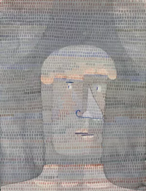 Athlete's Head by Paul Klee Oil Painting