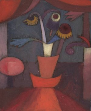 Autumn Flower by Paul Klee Oil Painting