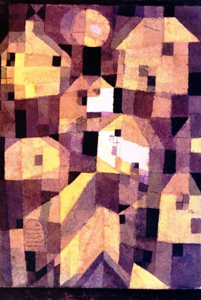 Main Product Photo of Autumnal Place Painting by Paul Klee