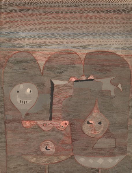 Barbarian Sacrifice  by Paul Klee - Hand-Painted Oil Painting Reproduction