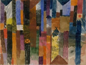 Before the Town by Paul Klee Oil Painting