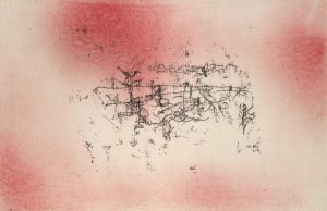 Bird Landscape Oil painting by Paul Klee