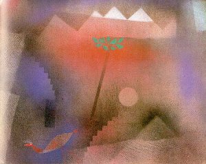 Bird Wandering Off Oil painting by Paul Klee