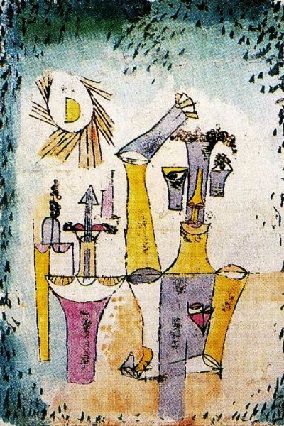 Main Product Photo of Black Magician Painting by Paul Klee