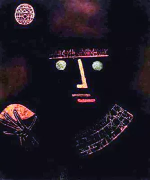 Black Night painting by Paul Klee