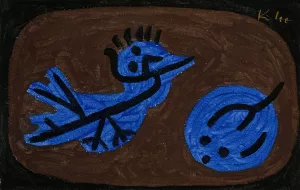 Blue-Bird-Pumpkin by Paul Klee Oil Painting