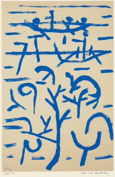 Boats in the Flood by Paul Klee - Hand-Painted Oil Painting Reproduction
