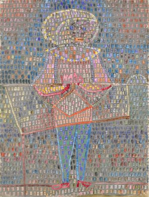 Boy in Fancy Dress by Paul Klee Oil Painting