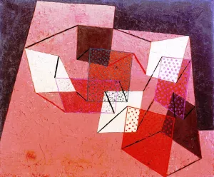 Braced Surfaces by Paul Klee Oil Painting