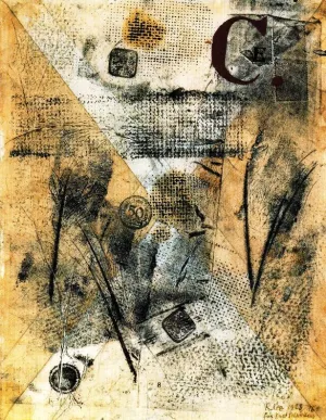 C for Kurt Schwitters Oil painting by Paul Klee