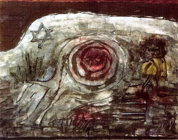 Childhood of the Chosen One by Paul Klee - Hand-Painted Oil Painting Reproduction