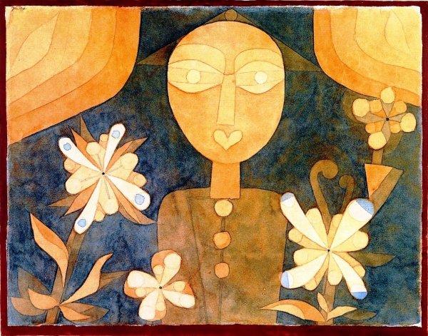 Chinese Novella by Paul Klee - Hand-Painted Oil Painting Reproduction