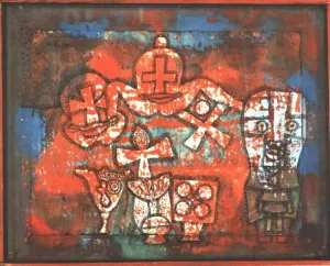 Chinese Porcelain painting by Paul Klee