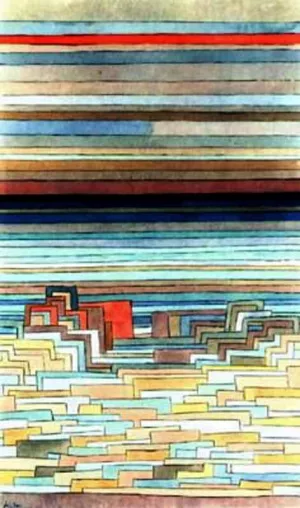 City on a Lagoon painting by Paul Klee