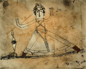 Classical Grotesque by Paul Klee Oil Painting