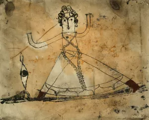 Classical Grotesque by Paul Klee Oil Painting