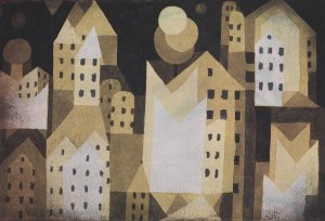 Cold City by Paul Klee Oil Painting
