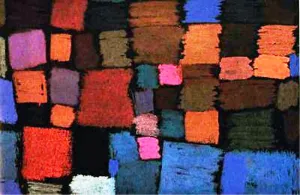 Coming to Bloom by Paul Klee - Oil Painting Reproduction