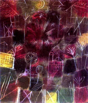 Cosmic Composition painting by Paul Klee
