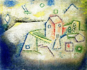 Country House in the North Oil painting by Paul Klee