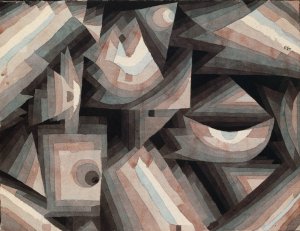 Crystal Gradation by Paul Klee Oil Painting