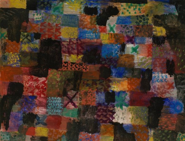 Deep Pathos  by Paul Klee - Hand-Painted Oil Painting Reproduction