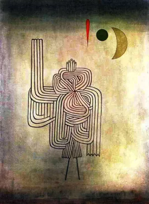 Departure of the Ghost Oil painting by Paul Klee