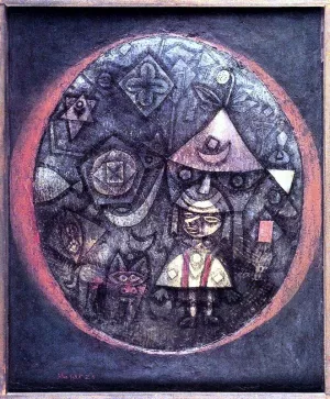 Dwarf Fairy Tale by Paul Klee - Oil Painting Reproduction