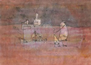 Episode Before an Arab Town by Paul Klee Oil Painting