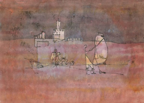 Main Product Photo of Episode Before an Arab Town  Painting by Paul Klee