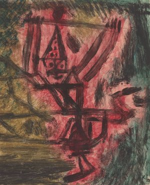 Feuer Clown I by Paul Klee Oil Painting